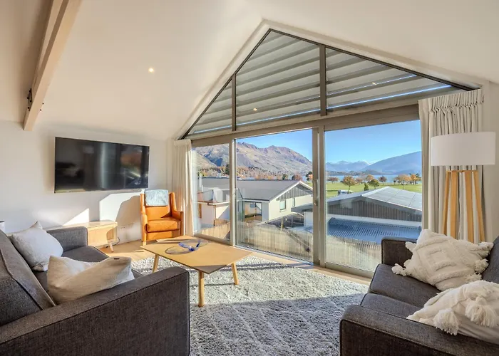 Appartement Aspiring View - Modern & Stylish 3-brm, 3-bth - 2 Min Walk To & Town Wanaka
